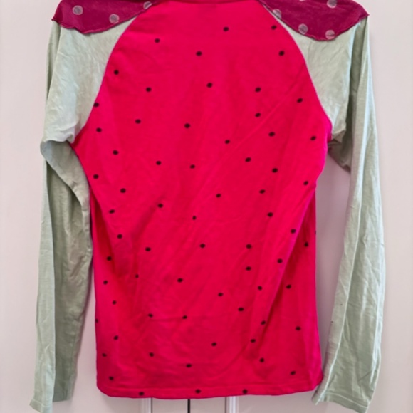 Scotch R’Belle Red Long Sleeve Tee Size 14 - Picture 2 of 2